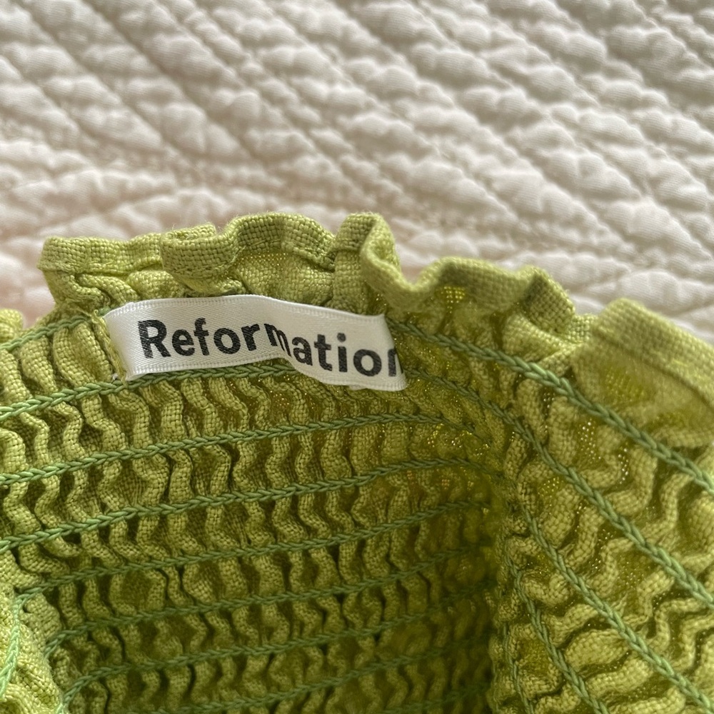 Reformation Ruffle Blouse - Picture 2 of 3